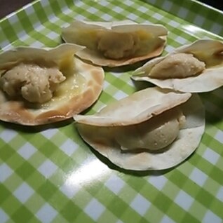 余った餃子の皮でおやつ！